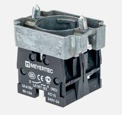 Основание с блок-контактом Mayertec 2NO, мет. MTB2-BZ13