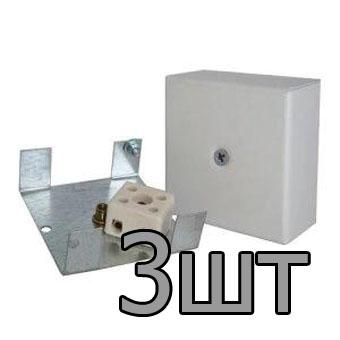 Монтажная коробка огнестойкая КМ-О (4к)-IP41×3шт