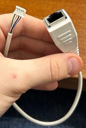 Разъём-переходник RJ45 для мониторов-видеодомофонов Разъём-переходник RJ45