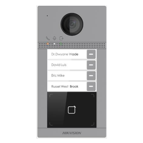 Многоабонентская IP-видеопанель Hikvision DS-KV8413-WME1(C)/Flush