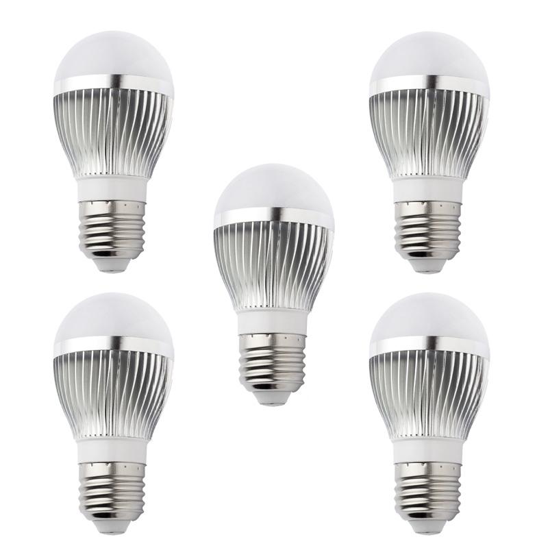 Светодиодная лампа 5 Вт * 5шт LED лампа E27/5 Вт/4100×5шт