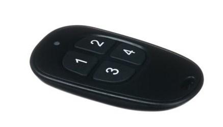 Беспроводной четырёхканальный радиопульт HiTE PRO DST-4 (черный)