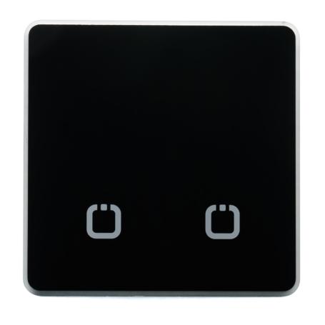 Беспроводной радиовыключатель (закруглённые углы, черный) HiTE PRO SN-R2 B