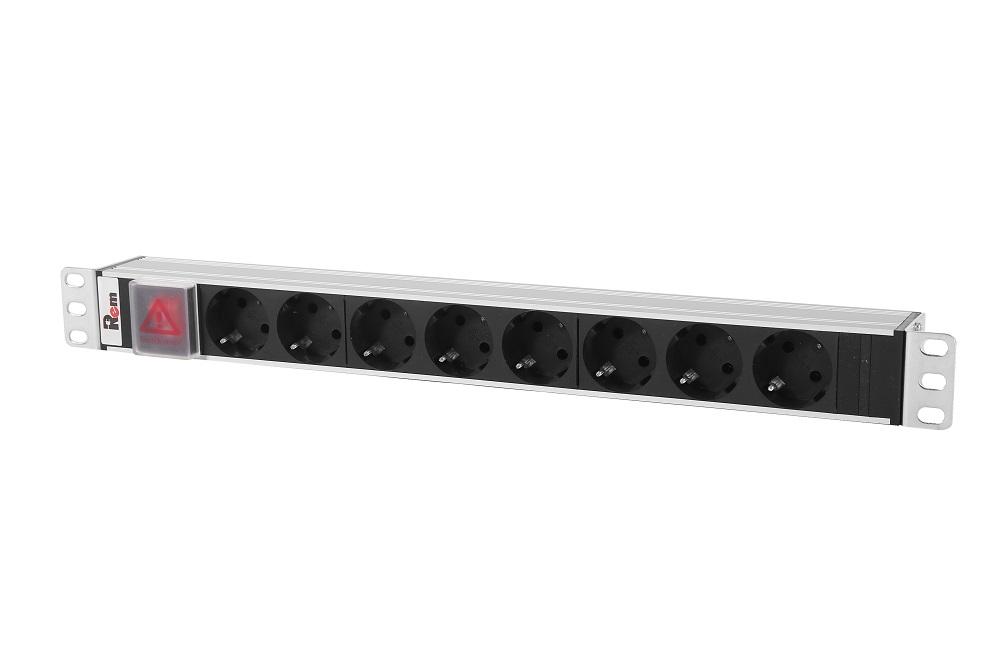 Стоечный блок розеток ЦМО R-10-8S-V-440-Z
