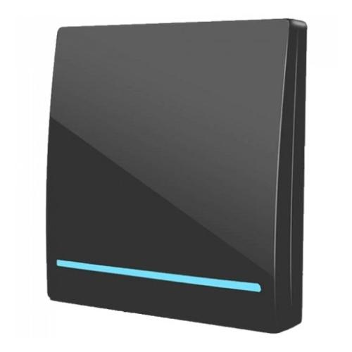 Умный беспроводной Wi-Fi выключатель (1 клавиша) Powerlite-M1 (Черный)