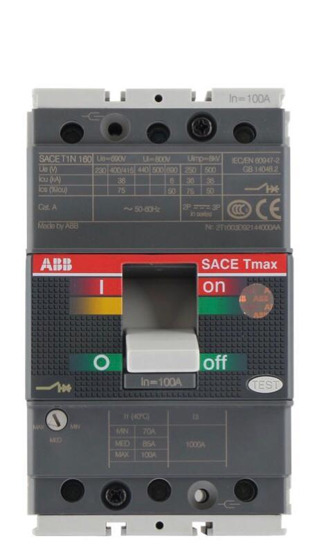Выключатель автоматический силовой Tmax 3P160А TMD160-1600 1SDA050880R1
