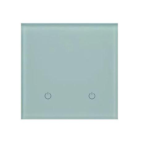 Беспроводной радиопульт (двуклавишный выключатель). Цвет: Пастельный голубой Радиопульт DeLUMO две зоны освещения 1603 BLUE PASTEL