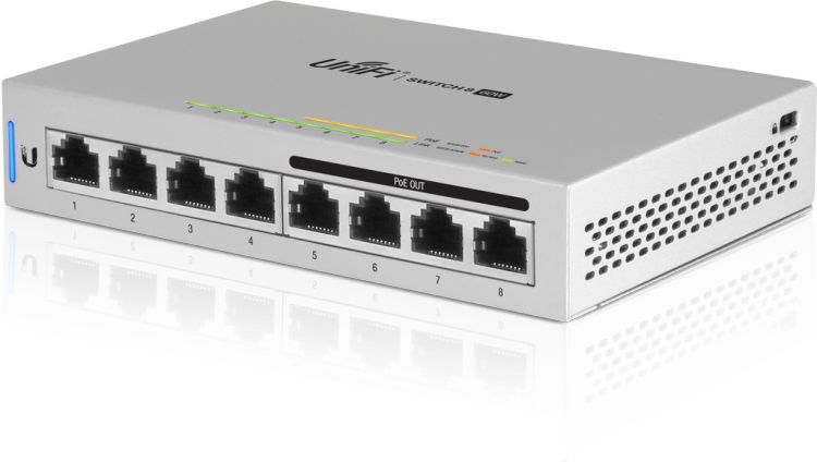 Управляемый PoE-коммутатор Ubiquiti US-8-60W