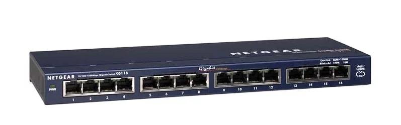 Неуправляемый коммутатор Netgear GS116