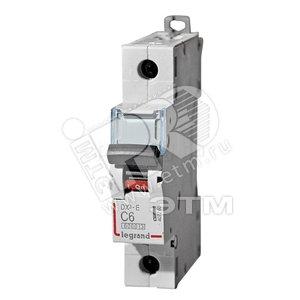 Автоматический выключатель 6А C DX3-E 6кА (407260)