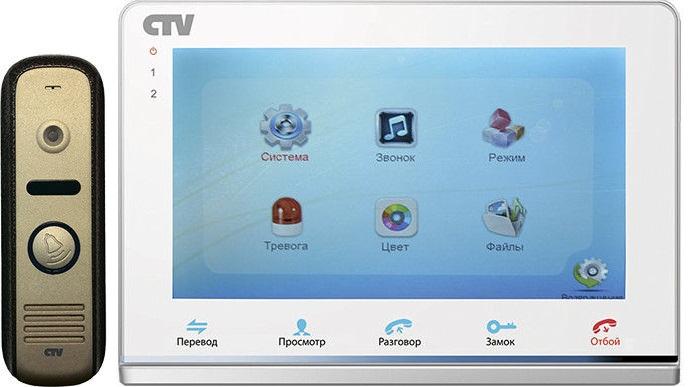 Комплект видеодомофона CTV CTV-DP2700IP W