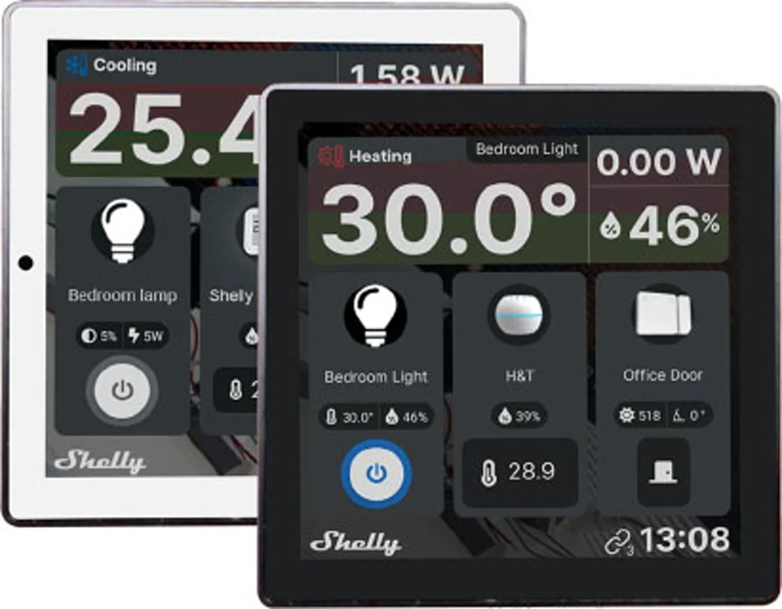Панель управления Shelly Wall Display Black