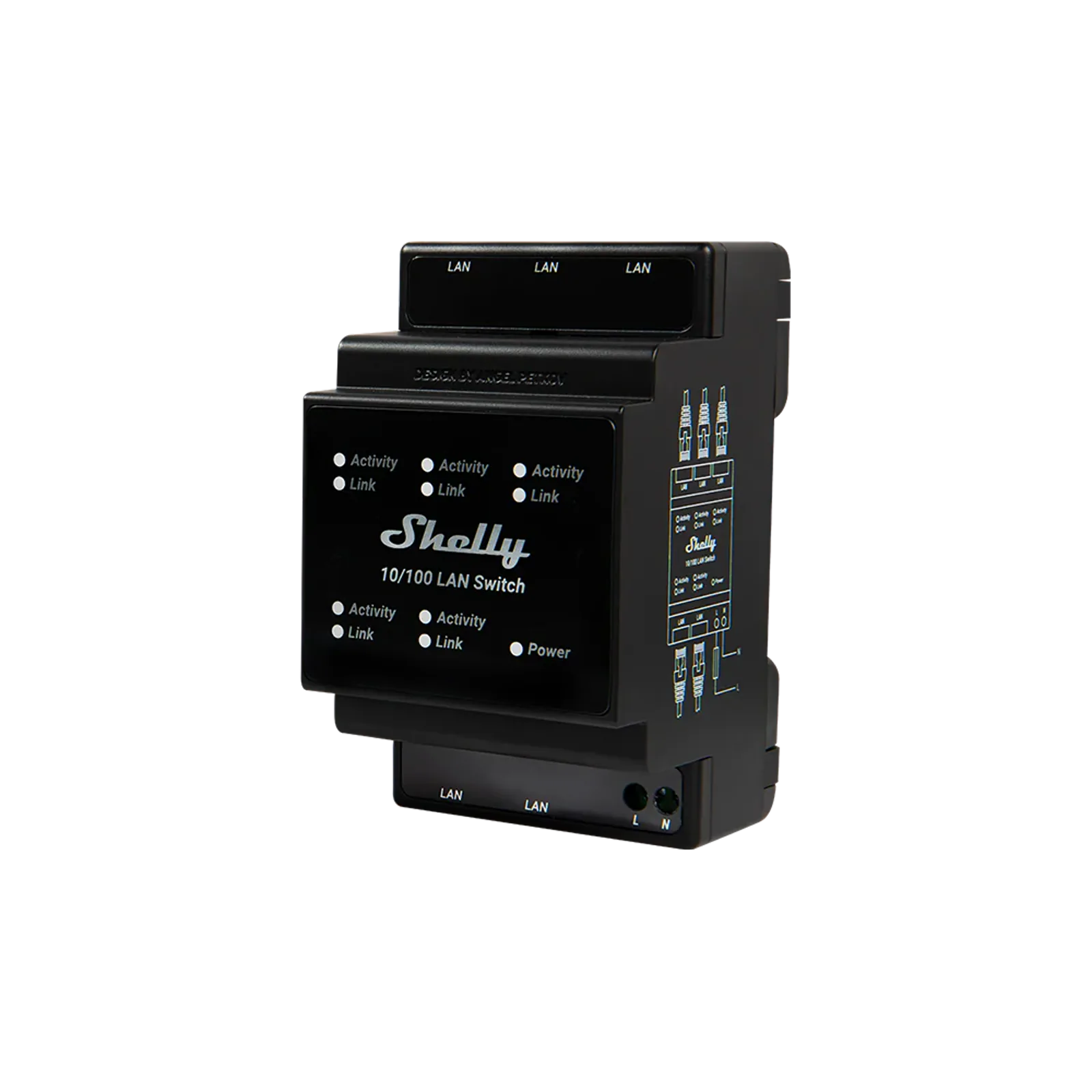 Сетевой коммутатор Shelly Pro LAN Switch
