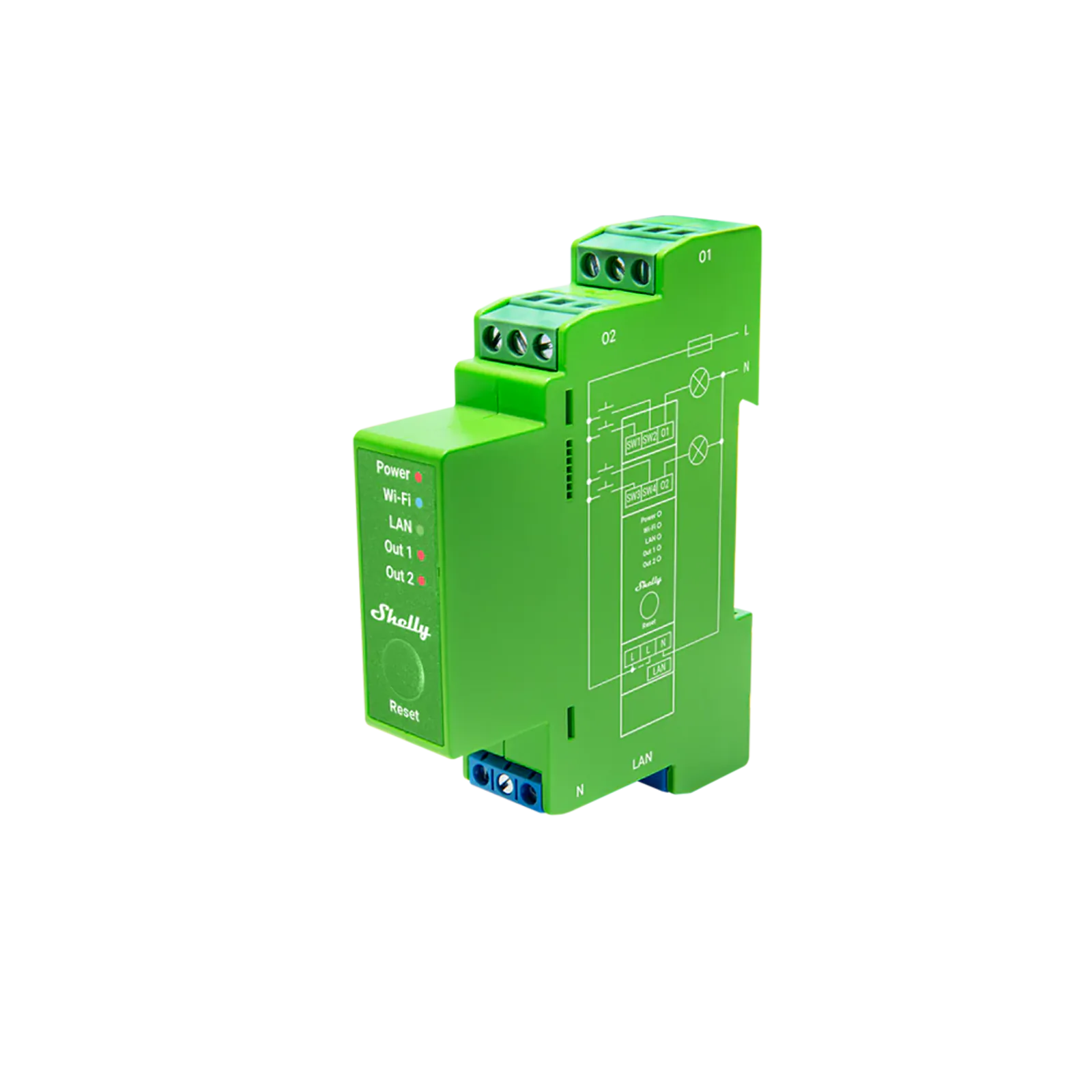 Диммер Shelly Pro Dimmer 2PM