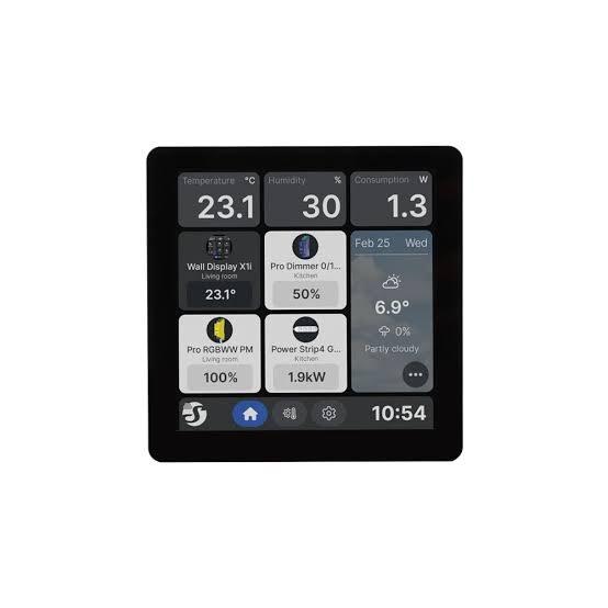 Панель управления Shelly Wall Display X1i Black