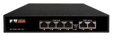 4-портовый PoE-коммутатор 10/100Мбит/с 2 uplink порта RJ45 100Мбит/с HAFF Sense Connect HSC-SE04F-2FE-P-65