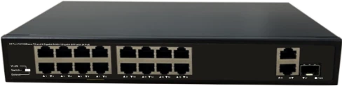 24 портовый коммутатор POE RedLine RL-SW24P2S1.ZE