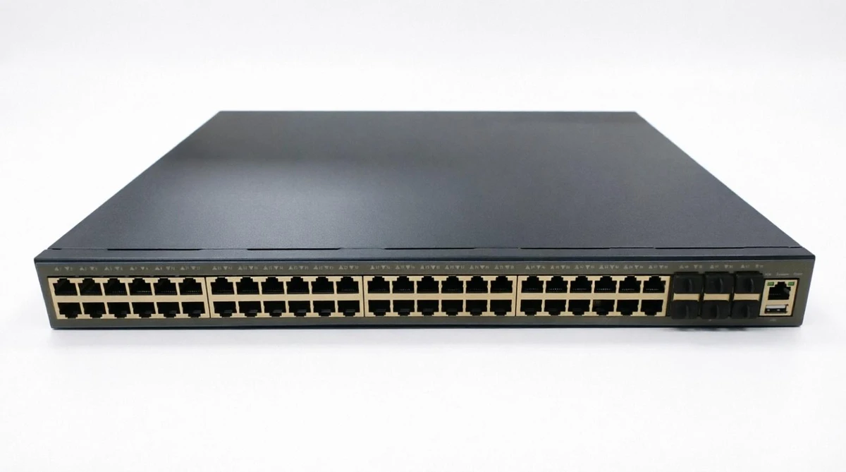48 портовый 10G управляемый коммутатор POE класса L3 RedLine RL-SW48PS6+450.L3