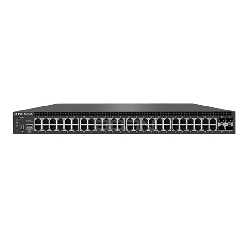 48 портовый 10G управляемый коммутатор POE класса L3 RedLine RL-SW48GP4SFP.L3