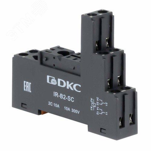 Цоколь (база) под реле DKC IR-24DC/230AC-2CO