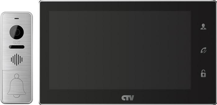 Комплект AHD видеодомофона 7" CTV-DP4706AHD [Черный]